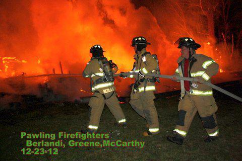 Structure Fire on North Quaker Hill Road 12-23-12
Photos taken by PFD Photographer, Mrs. Sharon Boo